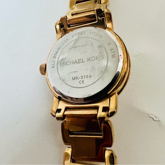 Gold & Pink Michael Kors Watch - Picture 12 of 12